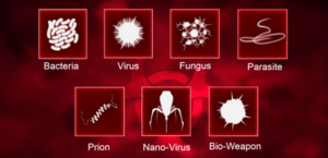 As you can see, there are differents types of sources to start a pandemic, the game will react by which one you pick.